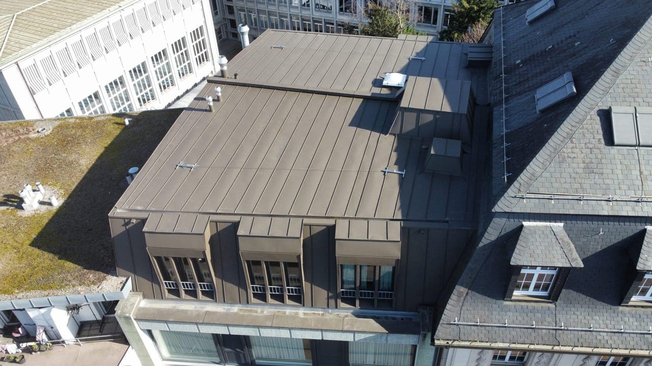 Elisabethenstrasse – Blechdach PREFA, Sanierung – Basel
