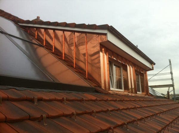 Wachtelstrasse – Dachausbau, Stehfalz Kupfer – Muttenz