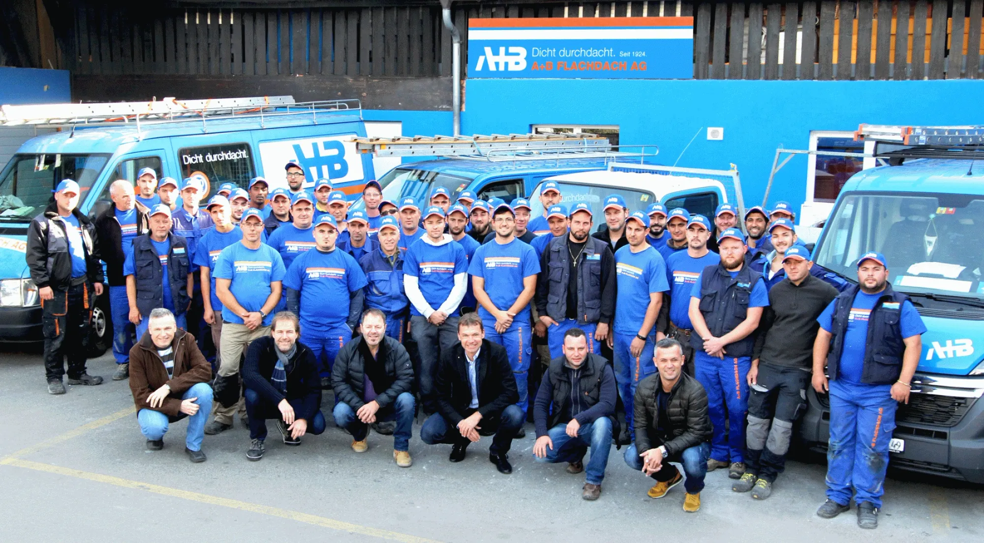 Team A+B Flachdach 2015